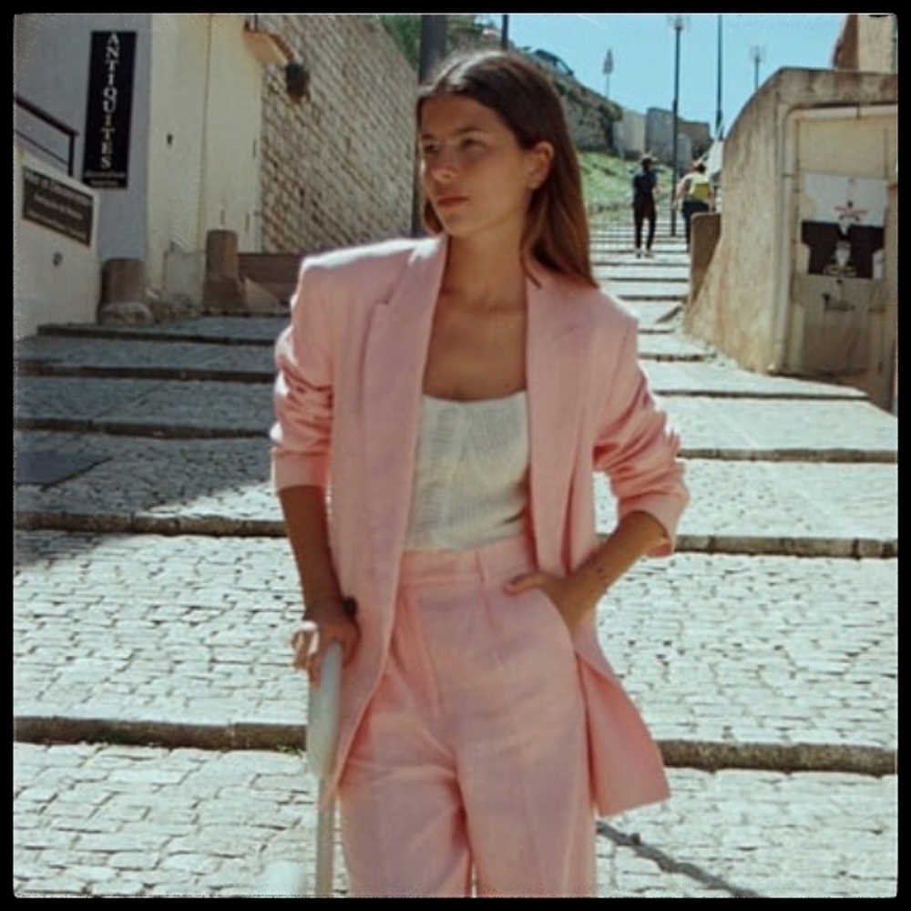 Zara Light Pink Blazer